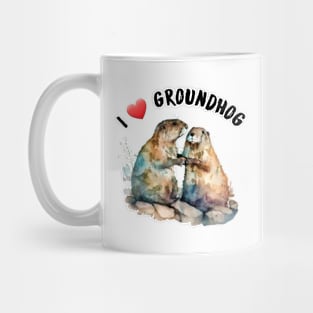 I love groundhog Mug